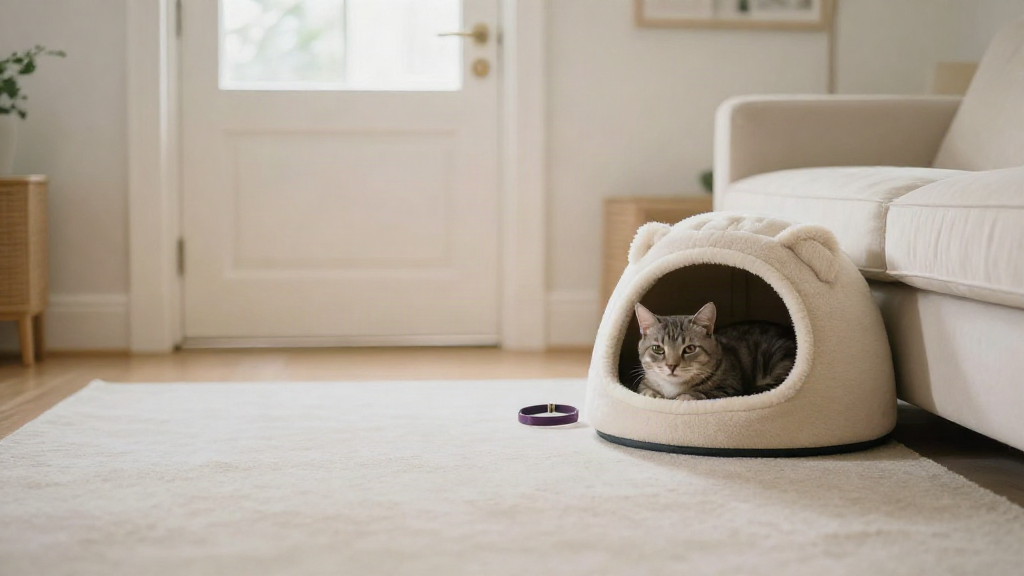 Cat Hiding When Guests Visit? A Calm Daily Routine
